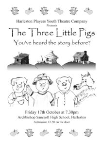 Three Pigs Poster A4